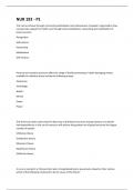 NUR 192 - P1 Questions And Answers - Graded A+ 