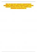 MDA 224 HESI EXIT VERSION 2 QUEASTIONS & ANSWERS COMPLETE BEST EXAM SOLUTION LATEST UPDATE 2022&sol;2023 RATED 100&percnt; CORRECT ALL ANSWERS GUARANTEED A&plus;