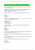 PCT NCCT EXAM  2022&sol;2023 GRADED A&plus;