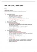 NUR 166 Exam 2 Review/NUR 166 - Exam 2 Study Guide