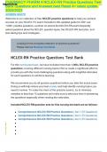 PHARMACY PHARM 4 NCLEX-RN Practice Questions Test Bank Questions and Answers best Rated A+ latest update 2022/2023 