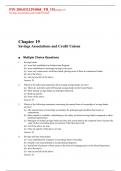 FIN 200;0321294068_TB_19[Chapter 19 Savings Associations and Credit Unions,Q/A]