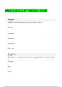 20232024BIOD 151&sol;A & P 1 Module 1 Exam&period;&period;&period;Portage Learning&period;&period;&period;A&plus;