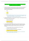 2023 HESI PN EXIT EXAM V3 110(Q&A).With 100% Accurate Answers Graded A+