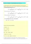 MATH 110 Module 4 Exam Questions and Answers (20232024)Portage Learning