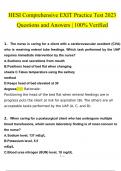 EXIT HESI Comprehensive B Evolve Practice Questions and Answers Latest 2023 - 2024 &lbrack;100&percnt; correct answers&rsqb;