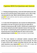 Capstone HESI Exit Questions and Answers Latest 2023 - 2024 &lbrack;100&percnt; correct answers&rsqb;