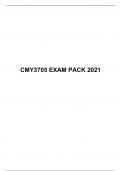 CMY 3705 EXAM PACK 2021, University of South Africa, UNISA