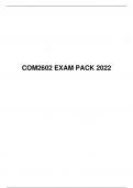 COM 2602 EXAM PACK 2022, University of South Africa, UNISA
