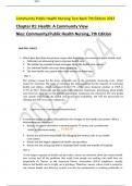 Community Public Health Nursing Test Bank 7th Edition 2023.