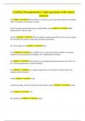 Certified Paraoptometric Coder questions with correct answers