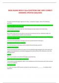 REGIS NU646 WEEK 4 Quiz QUESTIONS AND 100&percnt; CORRECT  ANSWERS UPDATED 2022&sol;2023
