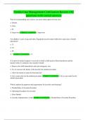 Florida Case Management Certification Review &vert;192 questions &vert;with correct answers