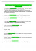 Case Manager Certification Exam &vert;246 questions&vert; with correct answers