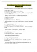 Cvent Sourcing Exam 2023 Already Graded A&plus;