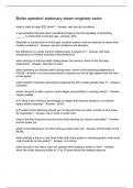 Boiler operator&sol; stationary steam engineer exam
