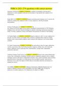PHRCA 2021 &vert;274 questions&vert; with correct answers