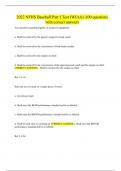OHSAA Baseball Online TESTS BUNDLE SET