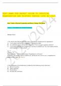TEST BANK FOR BATES' GUIDE TO PHYSICAL EXAMINATION AND HISTORY TAKING 12TH ED 202