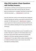Ahip 2024 module 4