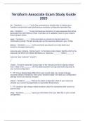  Terraform Associate Exam Study Guide 2023