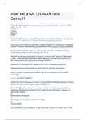 IFSM 300 &lpar;Quiz 1&rpar; Solved 100&percnt; Correct&excl;&excl;