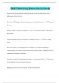BKAT Med-Surg Exam Study Guide &vert; 2023 &vert; 92 Questions with 100&percnt; Correct Answers &vert; Updated & Verified