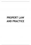Distinction Level LPC Property Law & Practice Notes:Comprehensive & ExamFriendly