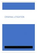 Distinction level LPC Criminal Litigation Notes:Comprehensive & Exam-Friendly