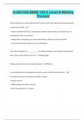 A-US1329 SERE 100&period;2 Level A Military Pre-test &vert; 2023 &vert; Questions with 100&percnt; Correct Answers &vert; Updated & Verified