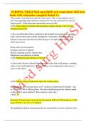 NURSING NR324 Med surg HESI exit exam latest 2022 test bank with rationales complete Rated A&plus;