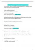 NYU HAP Exam 1 questions with correct answers