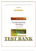 Chapter 01&colon; The Evolution of Professional Nursing Cherry and Jacob&colon; Contemporary Nursing&colon; Issues&comma; Trends&comma; and Management