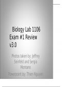Biology Lab 1106Exam #1 Review v3.0