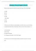 Qualys Cloud Agent Exam &vert; 2023 &vert; Questions with 100&percnt; Correct Answers &vert; Updated & Verified