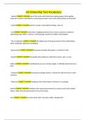 US Citizenship Test Vocabulary