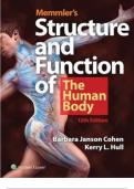 Test BankMemmlersStructure andFunction of theHuman Body 12thEdition Cohen
