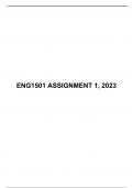ENG1501 ASSIGNMENT 1, 2023, University of South Africa, UNISA