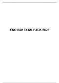 ENG1502 Exam Pack , University of South Africa, UNISA