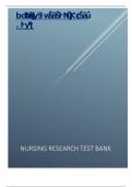 NURSING RESEARCH TEST BANK COMPLETE CHAPTERS .pdf