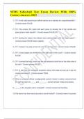 Package deal for NFHS Volleyball Test Exam Review With 100&percnt; Correct Answers 2023