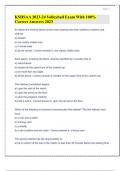 KSHSAA 2023-24 Volleyball Exam With 100&percnt; Correct Answers 2023