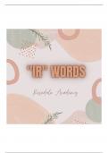 "ir" Words ~ Example of words with this sound! ~ English made Easy!
