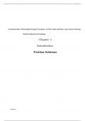 Fundamentals of Renewable Energy Processes, 4e Aldo Vieira da Rosa, Juan Carlos Ordonez (Solution Manual)