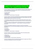 ATI Gastrointestinal Learning System 3&period;0 Exam With 100&percnt; Correct Answers 2023