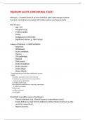 Geriatrics Summary - MBBS