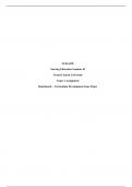 NUR 647E (Nursing Education Seminar 01) Topic 4 Assignment: Benchmark - Curriculum Development Issue Paper