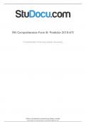RN Comprehensive Predictor 2019 Form B 