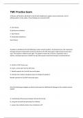 TMC Practice Exam&lpar;New&comma; 2023&sol;2024&rpar; Download to Score A&plus;