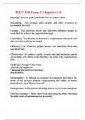MGT 330 Exam 1 Chapters 1-4